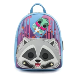 Pop By Loungefly Disney Pocahontas Meeko Flit Earthday Cosplay Mini Backpack