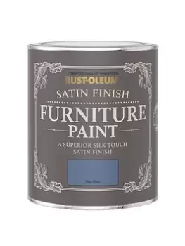 Rust-Oleum Satin Finish Washable Furniture Paint In Blue River - 750 Ml Tin