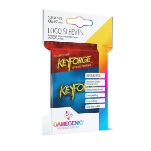 Keyforge Logo Card Sleeves: Blue 40 Sleeves - 1 Pack