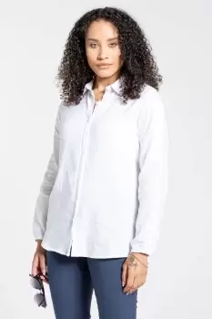 Linen-Blend 'NosiBotanical Bralio' Long Sleeve Shirt