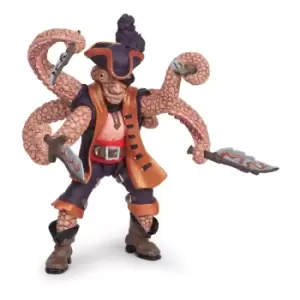 Papo Pirates and Corsairs Mutant Octopus Pirate Toy Figure, 3...