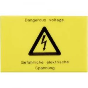 Warning sign Phoenix Contact 2716499 WS G54 Yellow