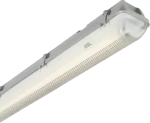 4ft Single HF Non-Corrosive Fluorescent Fitting with Emergency 230V IP65 1x36W