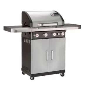 Rexon MCS Cook 4 .1 - 4 Burner Gas BBQ - Silver