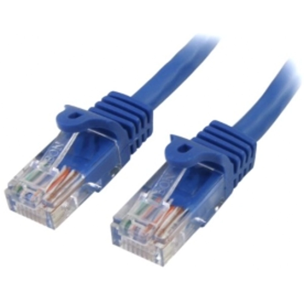 StarTech Category 5e 350MHz Snag Less UTP Blue Patch Cable 1.2m