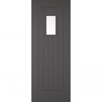 Suffolk - Grey - Composite Exterior Door - Glazed 1981 x 838 x 44