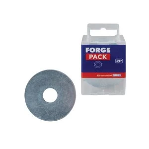 ForgeFix Flat Mudguard Washers ZP M6 x 50mm ForgePack 6