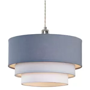 Village At Home Group 3-Tier Denim Light Shade - Blue