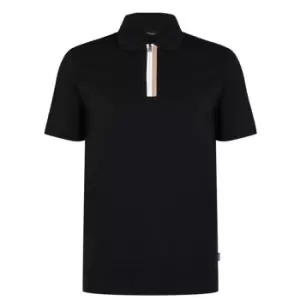 BOSS Paras Regular Fit Polo Shirt - Black