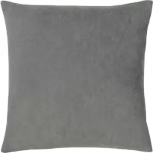 Kobe Velvet Cushion Grey - Grey - Furn.