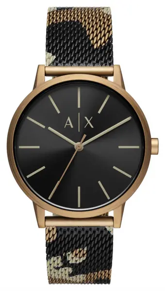 Armani Exchange AX2754 Mens Black Dial Camouflage Steel Watch