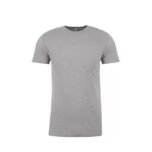 Next Level Adults Unisex Suede Feel Crew Neck T-Shirt (3XL) (Dark Heather Grey)