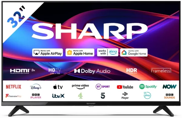 Sharp 32" 1T-C32GD2225K Smart HD LED TV