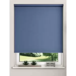 NewEdgeBlinds Blackout Roller Blinds Navy 100cm Width x 165cm Length