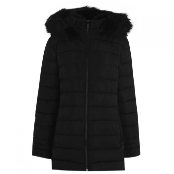 Firetrap Luxe Padded Puffer Jacket - Black