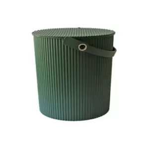 Omnioutil Storage Bucket & Lid Small Dark Green