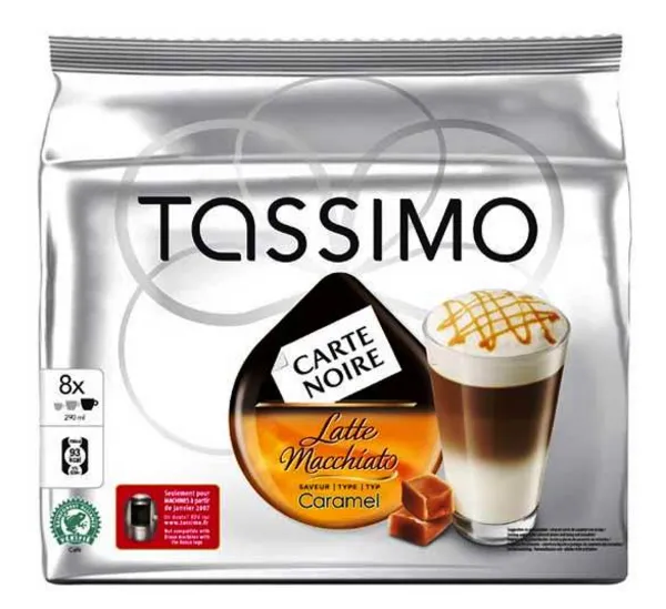 Tassimo Carte Noire Latte Macchiato Caramel Coffee 292g