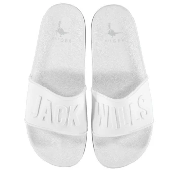 Jack Wills Logo Sliders - White