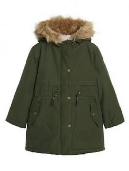 Mango Girls Parka - Khaki