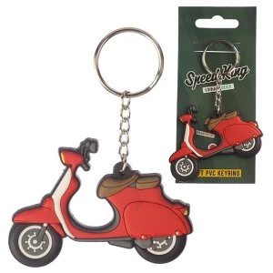 Scooter (Pack Of 6) PVC Keyring