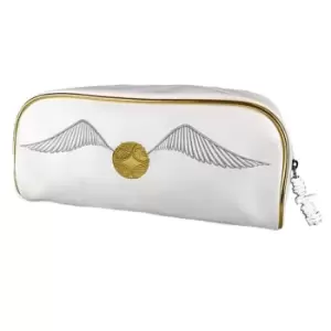 Harry Potter Golden Snitch Wash Bag (One Size) (White)