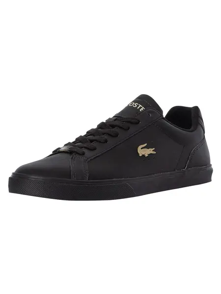 Lacoste Lerond Pro 123 3 CMA Leather Trainers Black 8 UK