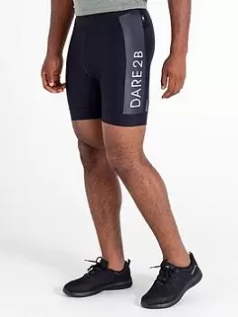 Dare 2b Mens Ecliptic II Gel Cycling Short - Black, Size L, Men