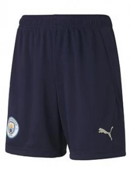 Puma Youth Manchester City Third Short - Navy, White, Size 13-14 Years