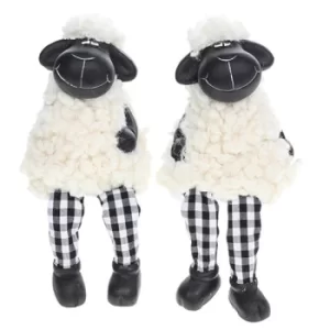 Black Faced Sheep Dangly Leg Large