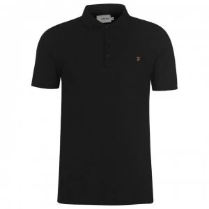 Farah Vintage Blaney Polo - Black