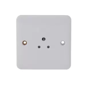 Schneider LWM 1G 2A Round Pin Unswitched Socket White - GGBL3070