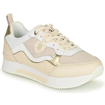 Tommy Hilfiger MATERIAL MIX ACTIVE CITY SNEAKER womens Shoes Trainers in Beige,4,5,6,6.5,7