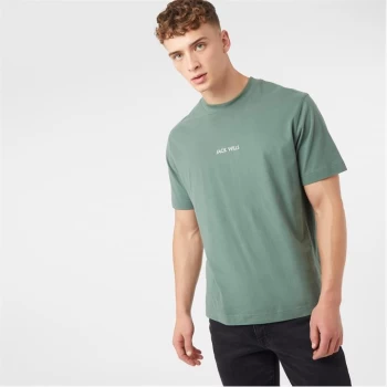 Jack Wills Graphic Logo T-Shirt - Forest