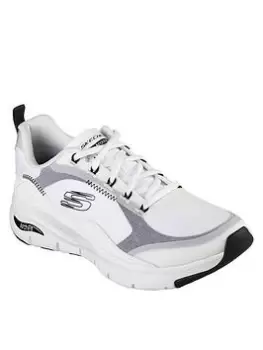 Skechers Arch Fit Cool Oasis Trainers - White, Size 8, Women