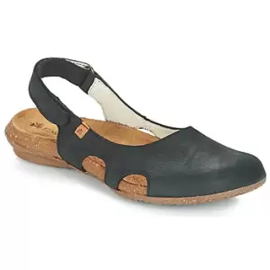 El Naturalista Heeled Sandals Black Wakataua 6.5