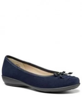 Hotter Emmy Wide Fit Ballet Pump - Navy