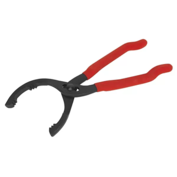 Genuine SEALEY AK6411 Oil Filter Pliers Forged &#216;60-108mm Capacity