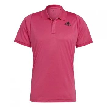 adidas Tennis Freelift Polo Shirt Mens - Pink / Black