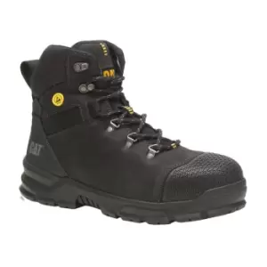 Caterpillar Mens Accomplice Grain Leather Safety Boots (12 UK) (Black) - Black