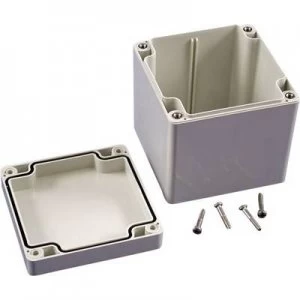 Hammond Electronics 1554EEGY 1554EEGY Universal enclosure 90 x 90 x 90 Acrylonitrile butadiene styrene Grey