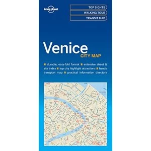 Lonely Planet Venice City Map Sheet map, folded 2017