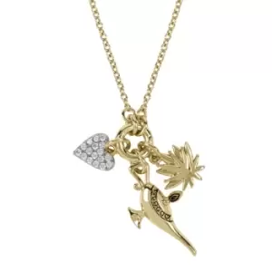 Disney Princess Aladdin Gold Coloured Plated Charm Necklace NF00611YZWL-18