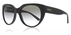 DKNY DY4149 Sunglasses Matte Black 371111 55mm