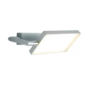 BOOK LED Wall Light Grey 1300lm 3200K 22.5x10-15cm