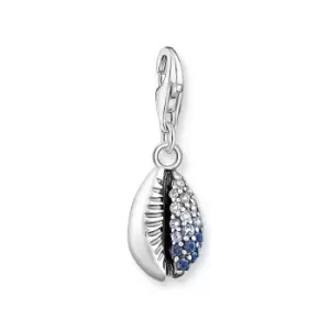 THOMAS SABO Silver & Blue Stone Cowrie Shell Charm