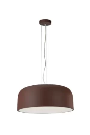 BISTROT 4 Light Dome Pendant Ceiling Light Bronze 52x22cm