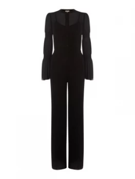 Michael Kors Smocked sleeve jumpsuit Black