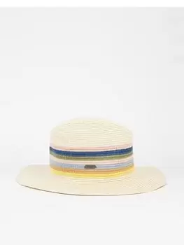 Barbour Penfor Rainbow Fedora - Natural, Beige, Size S, Women