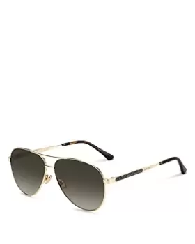 Jimmy Choo Jimena Pilot Sunglasses, 60mm