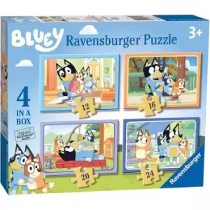 Ravensburger Bluey 4 In Box (12, 16, 20, 24 Pieces) Jigsaw Puzzle